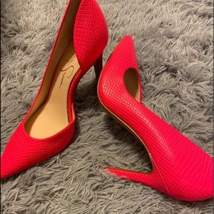 Stylish Jessica Simpson Hot Pink Heels